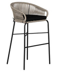 Melela Outdoor Rope Barchair Black