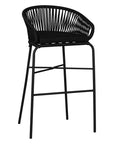 Melela Outdoor Rope Barchair Black - KULALA Living