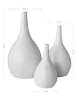 Merowa Cement Vase White - KULALA Living