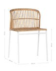 Meru Natural Rattan Dining Chair - KULALA Living