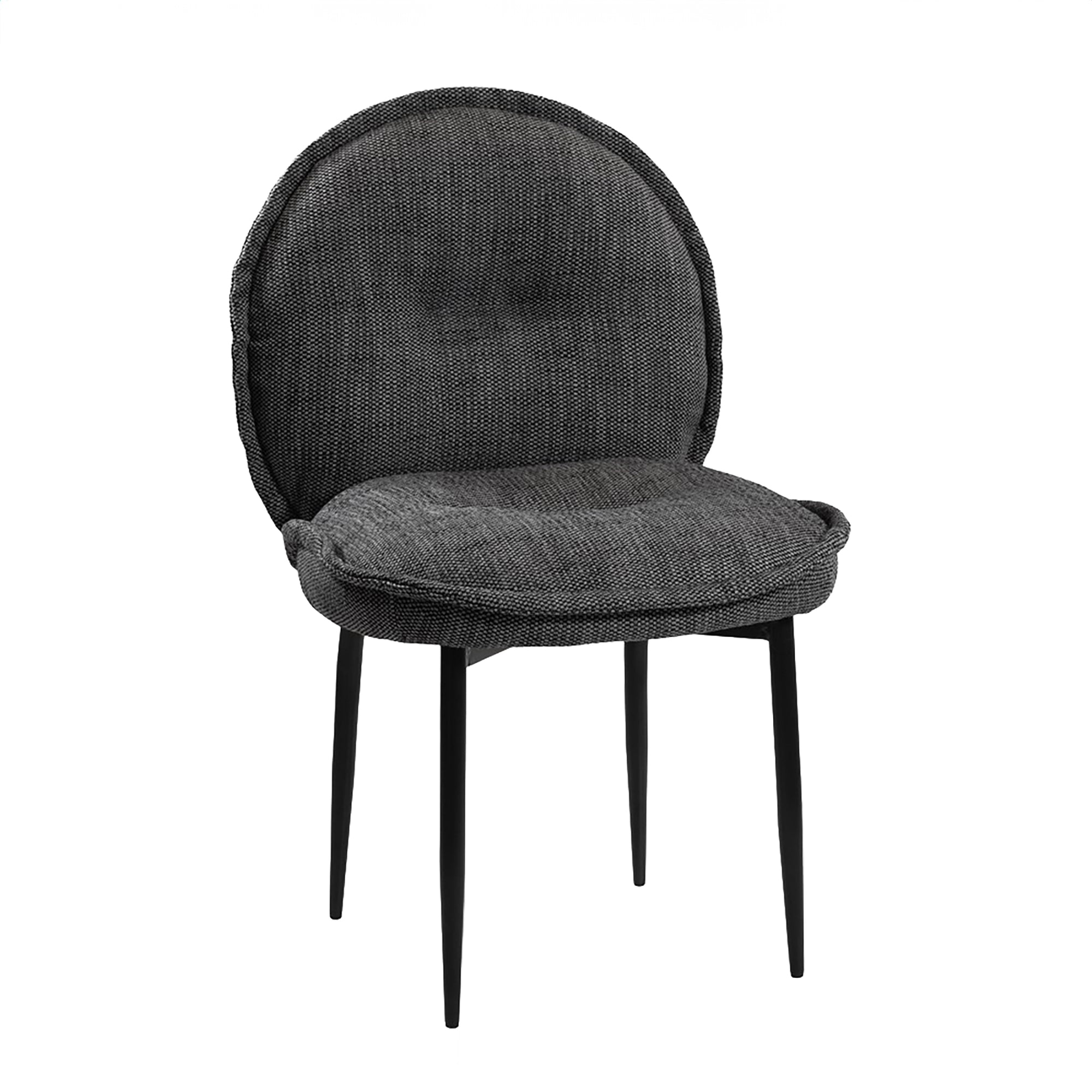 Mhaya Fabric Dining Chair Dark Grey - KULALA Living