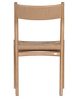 Mika Oak Dining Chair with Loom Weaving - KULALA Living