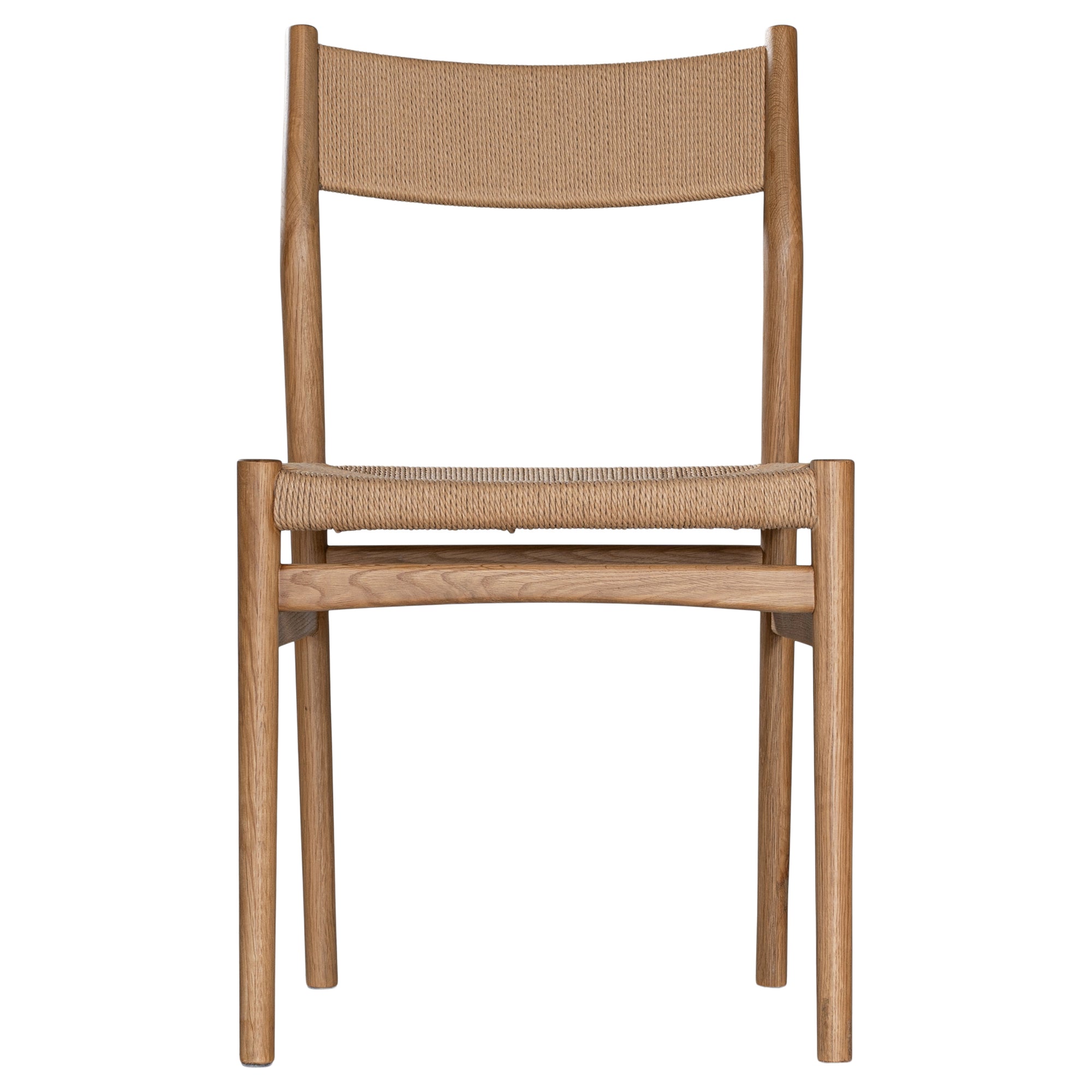 Mika Oak Dining Chair with Loom Weaving - KULALA Living