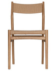 Mika Oak Dining Chair with Loom Weaving - KULALA Living