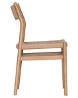 Mika Oak Dining Chair with Loom Weaving - KULALA Living