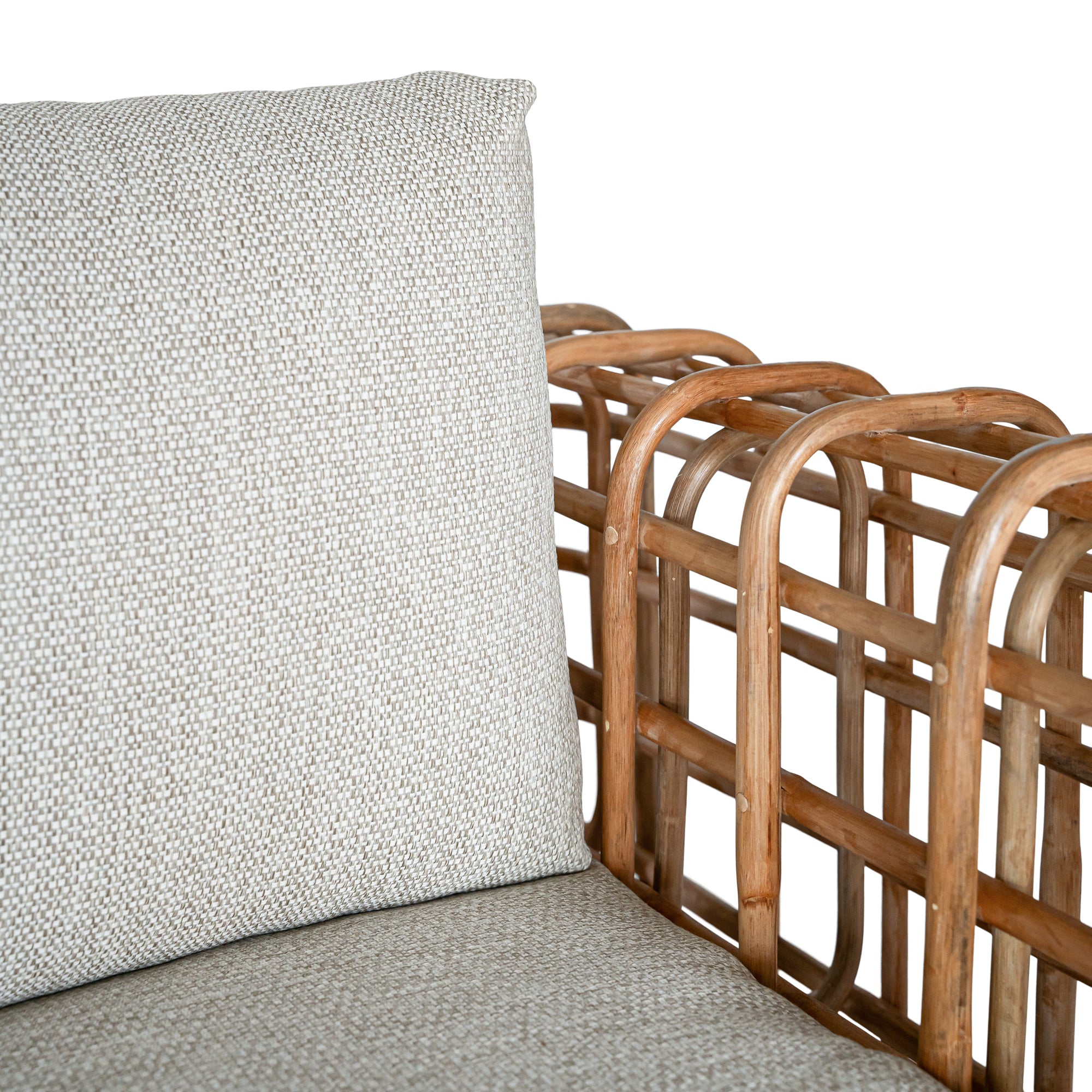 Mombasa Rattan Weave Two Seater Sofa