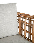 Mombasa Rattan Weave Two Seater Sofa