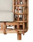 Mombasa Rattan Weave Two Seater Sofa