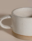 Handcrafted Ceramic Sesame Glaze Mugs Set of 2