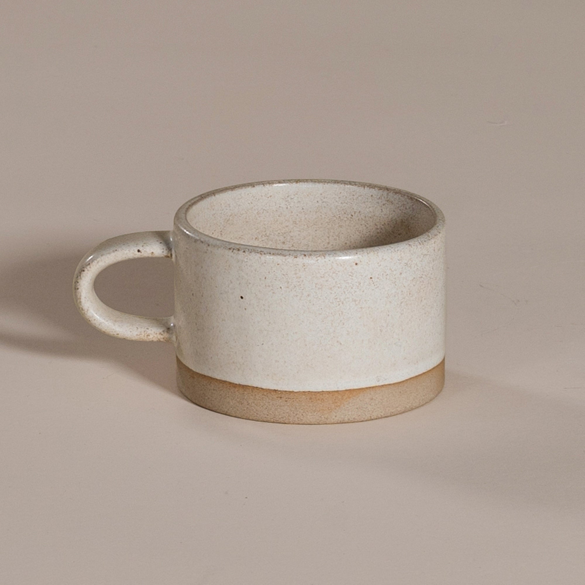 Handcrafted Ceramic Sesame Glaze Mugs Set of 2