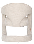 Myee Upholstered Natural Fabric Armchair