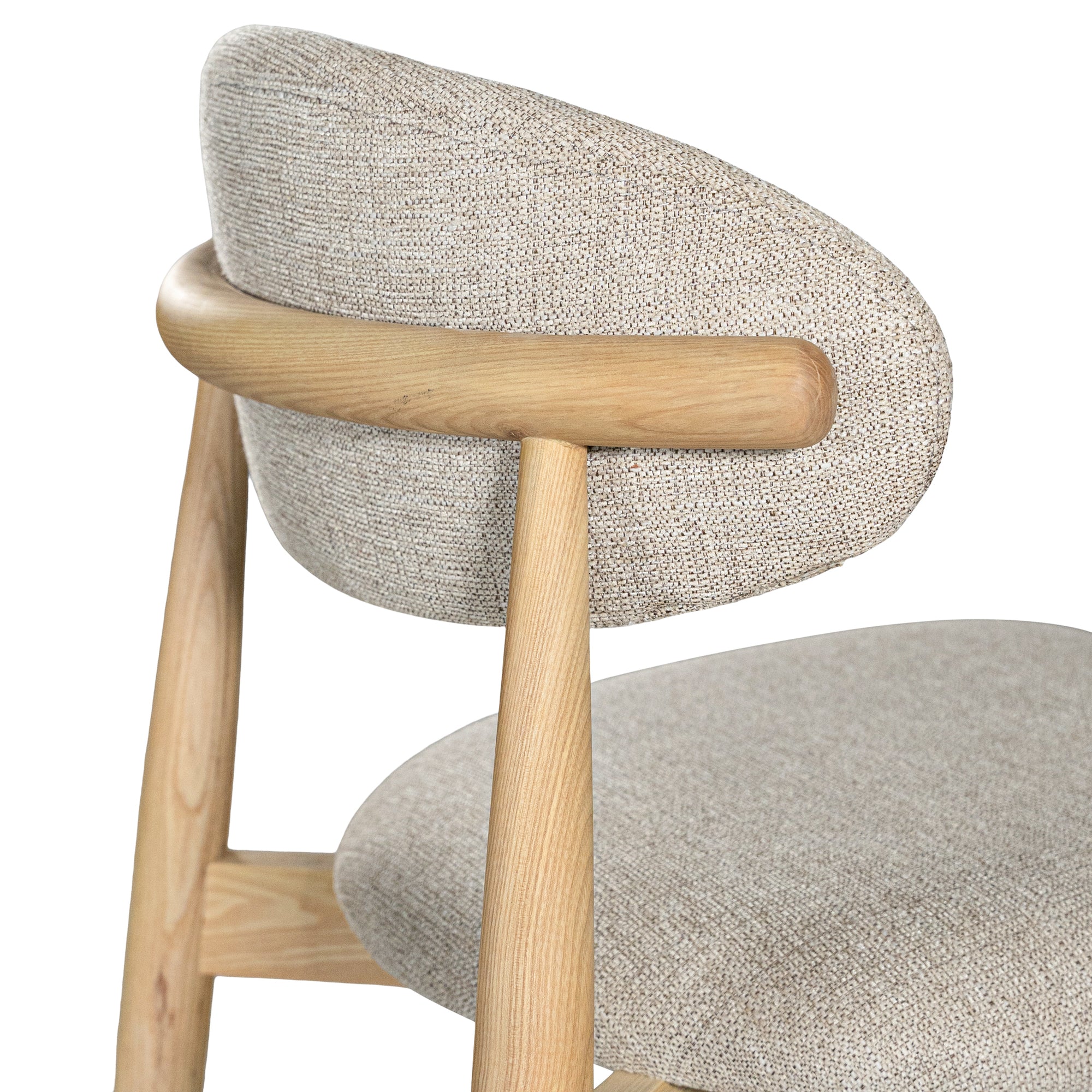 Myla Fabric Dining Chair Natural - KULALA Living