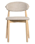 Myla Fabric Dining Chair in Natural