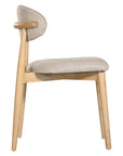 Myla Fabric Dining Chair in Natural