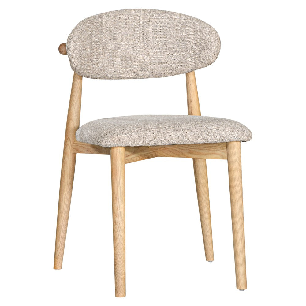 Myla Fabric Dining Chair Natural - KULALA Living