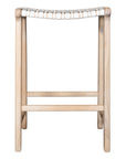 Nayasa Leather Seat Barstool