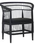 Nakula Black Rattan Dining Chair - KULALA Living