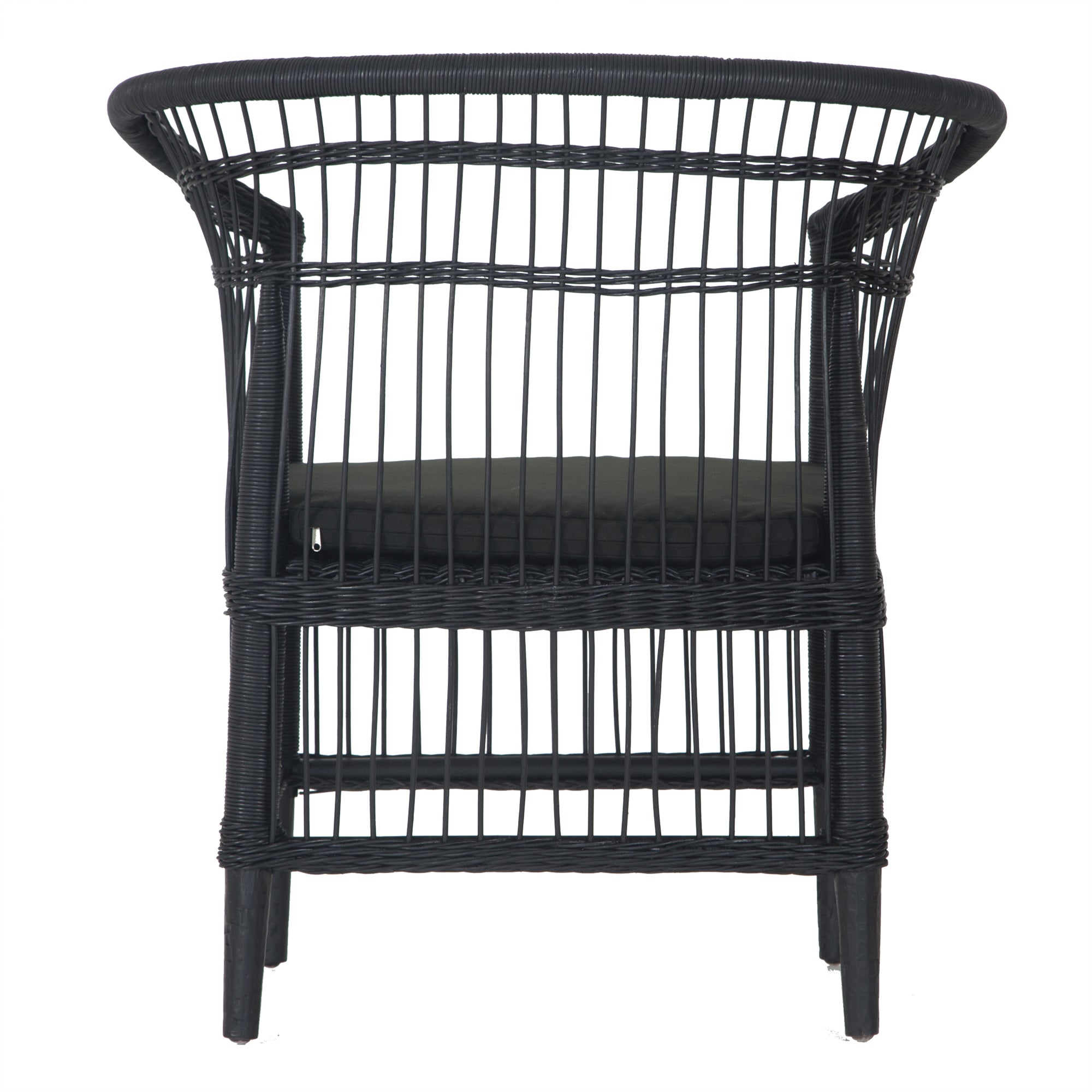 Nakula Black Rattan Dining Chair - KULALA Living