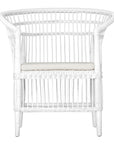 Nakula White Rattan Dining Chair - KULALA Living