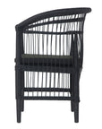 Nakula Black Rattan Dining Chair - KULALA Living