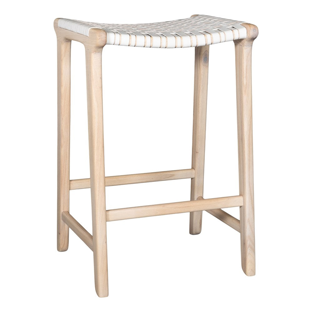 Nayasa Leather Seat Barstool - KULALA Living