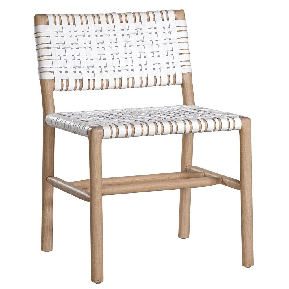 Nayasa Leather Weave Dining Chair - KULALA Living