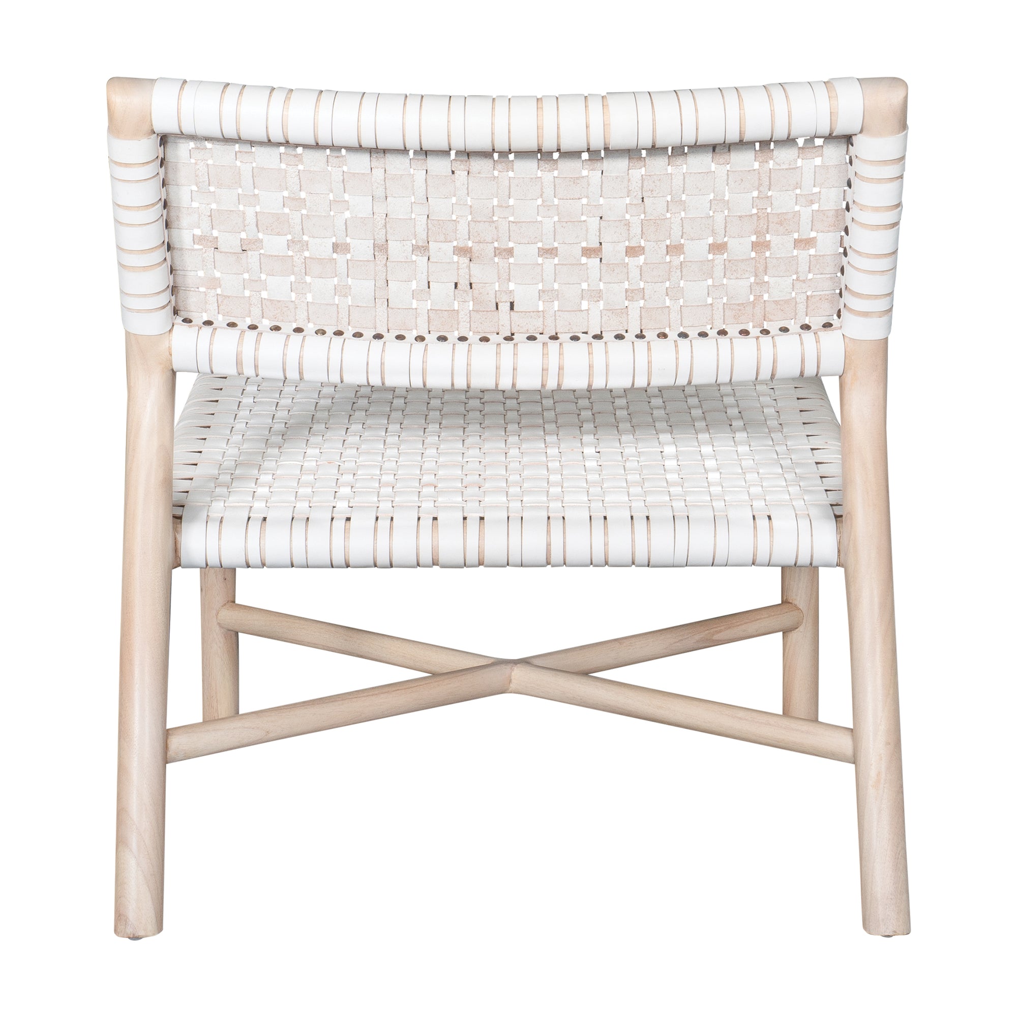 Nayasa Leather Weave Occasional Chair - KULALA Living