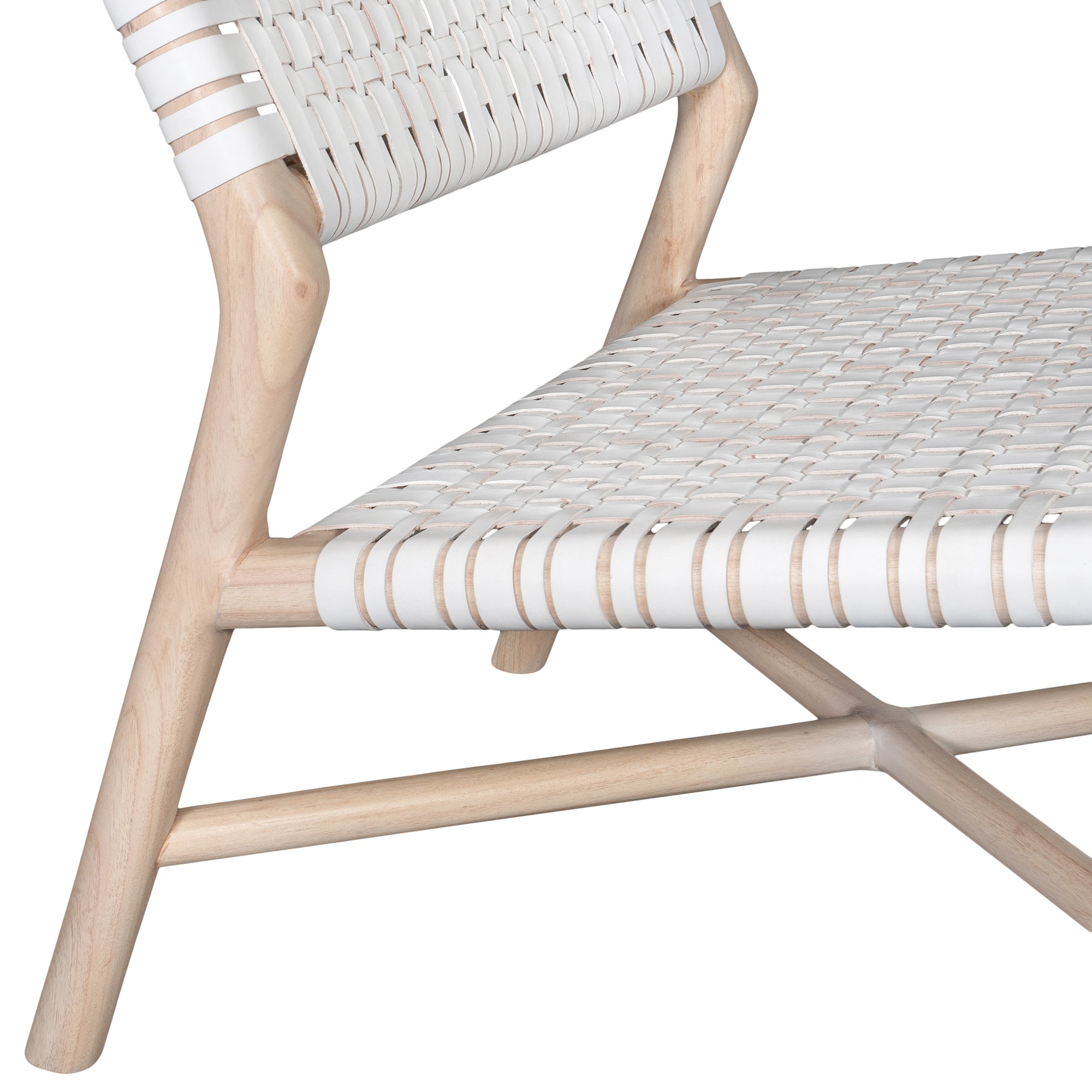 Nayasa Leather Weave Occasional Chair - KULALA Living