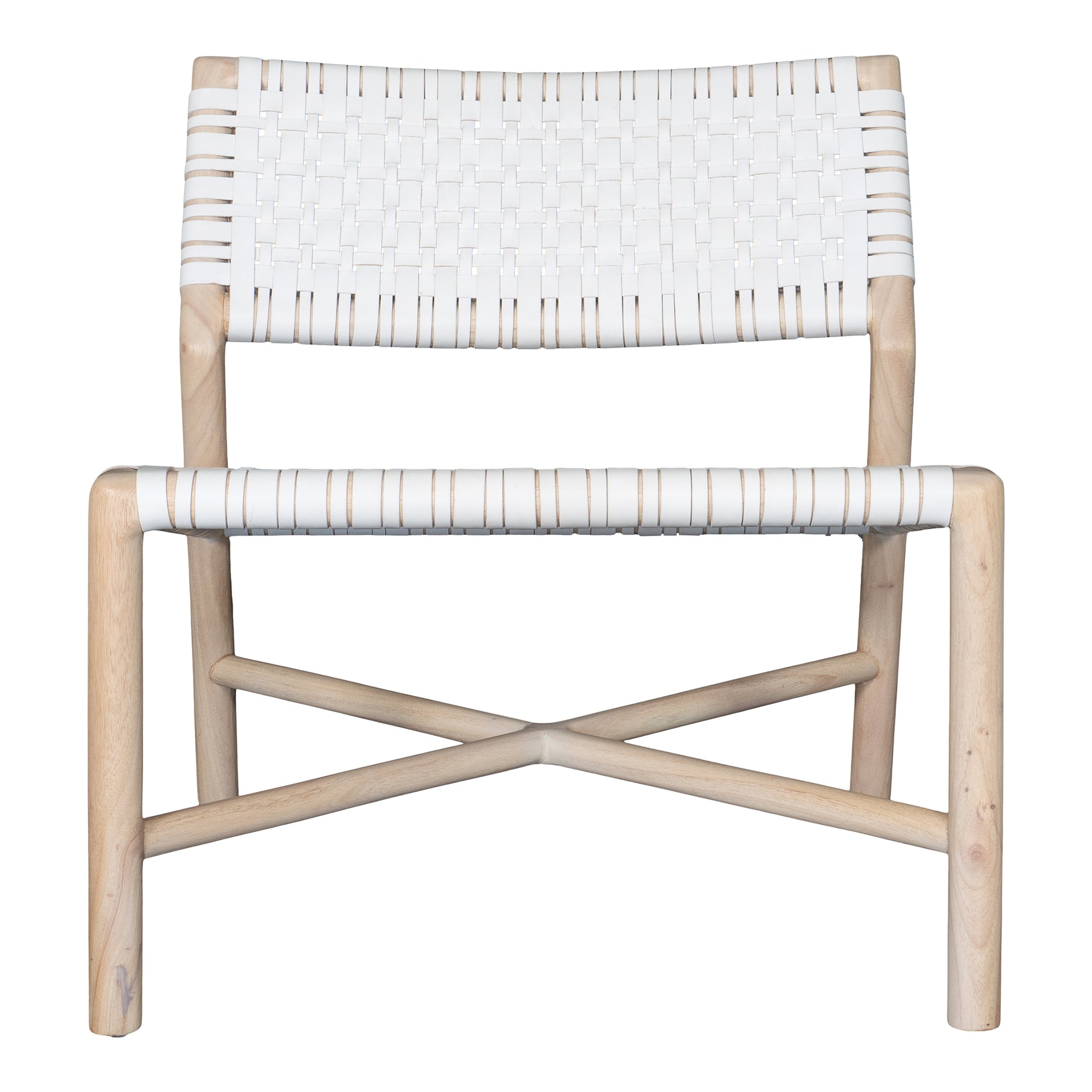 Nayasa Leather Weave Occasional Chair - KULALA Living