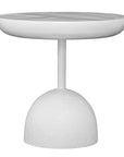 Neri White Resin Side Table - KULALA Living