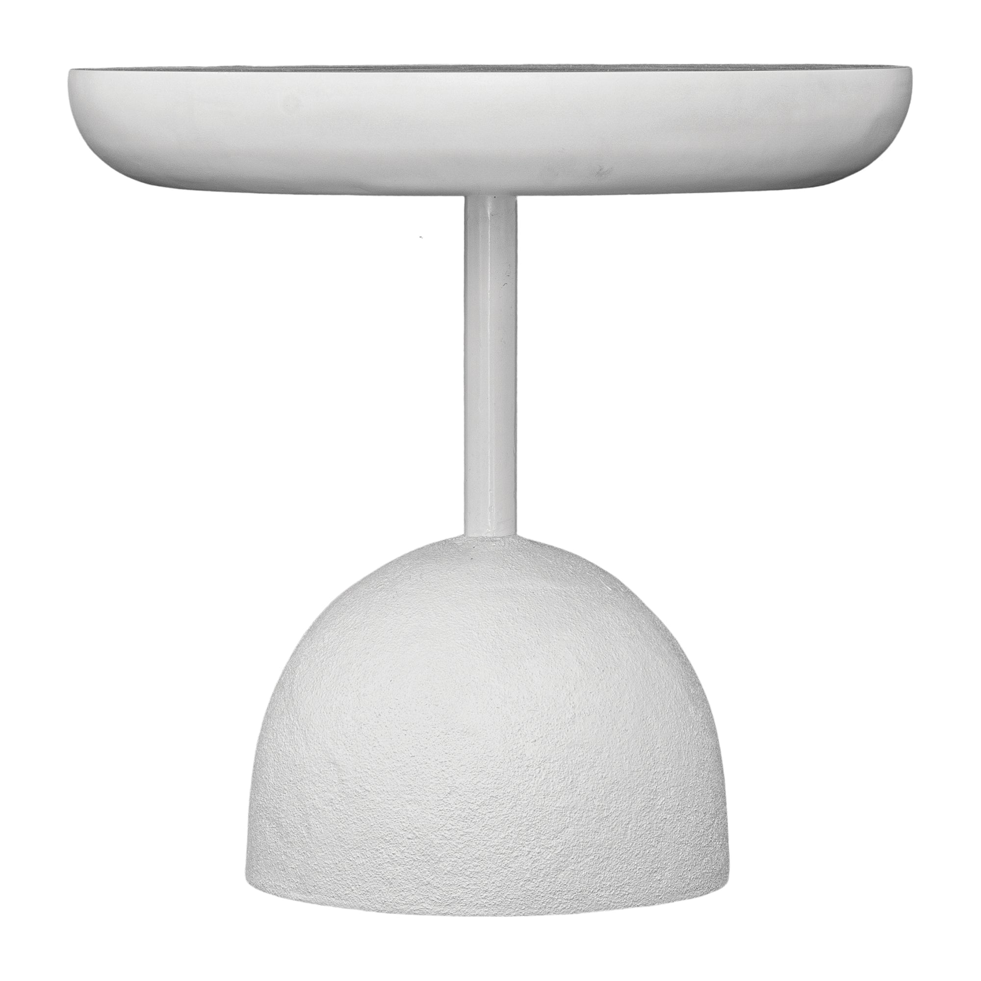 Neri White Resin Side Table - KULALA Living