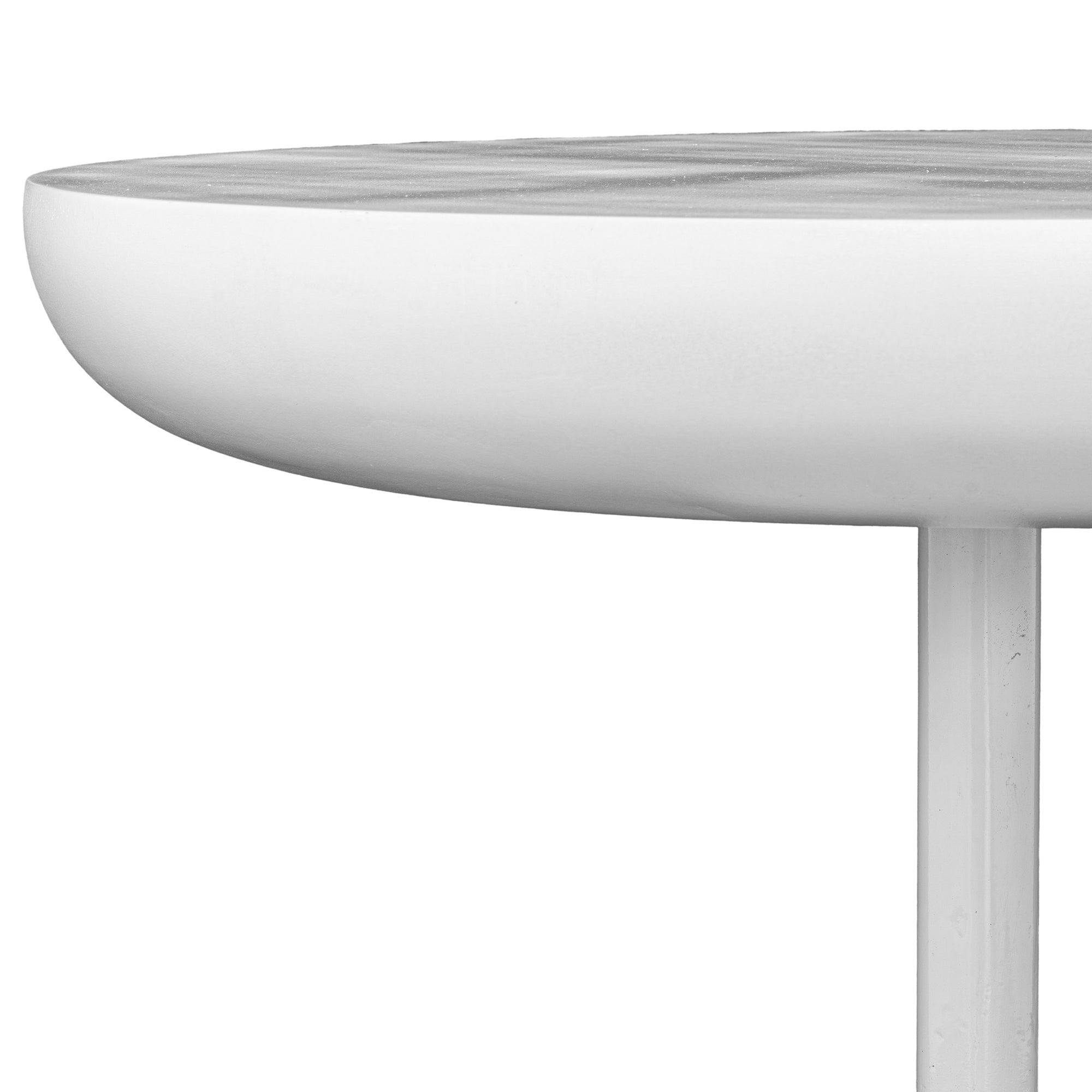 Neri White Resin Side Table - KULALA Living