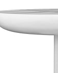 Neri White Resin Side Table - KULALA Living