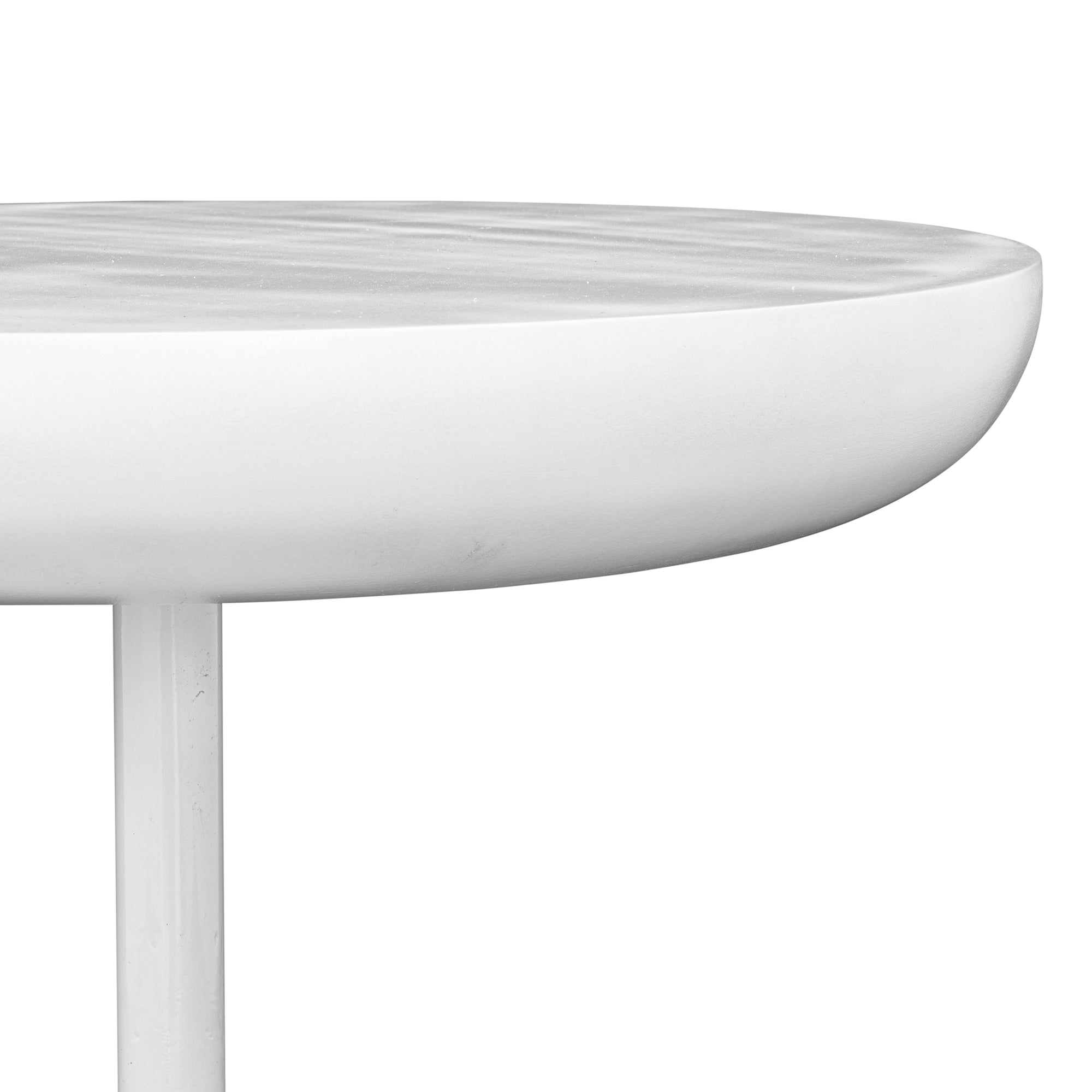 Neri White Resin Side Table - KULALA Living