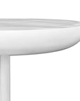 Neri White Resin Side Table - KULALA Living