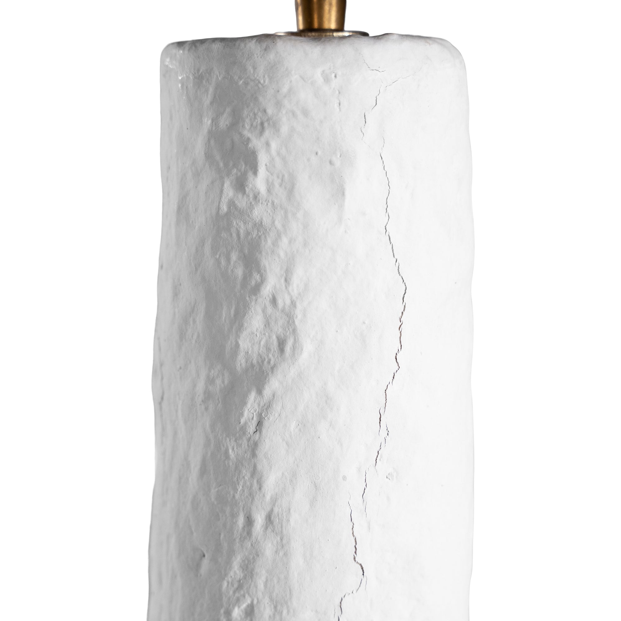 Nhoma Papier-Mâché Lamp Linen Shade