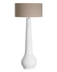 Nhoma Papier-Mâché Lamp Linen Shade