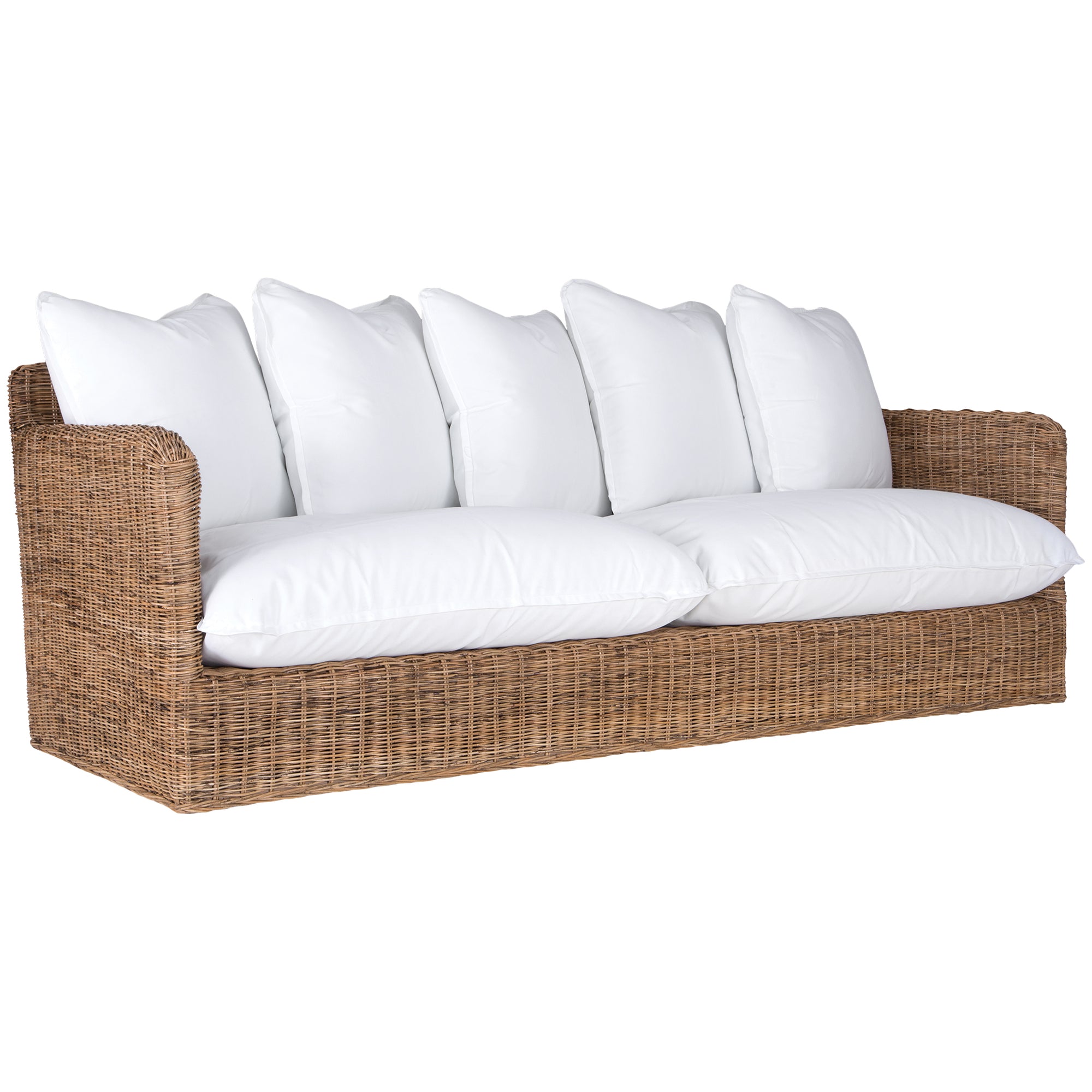 Nhomsa Rattan Three Seater Sofa - KULALA Living