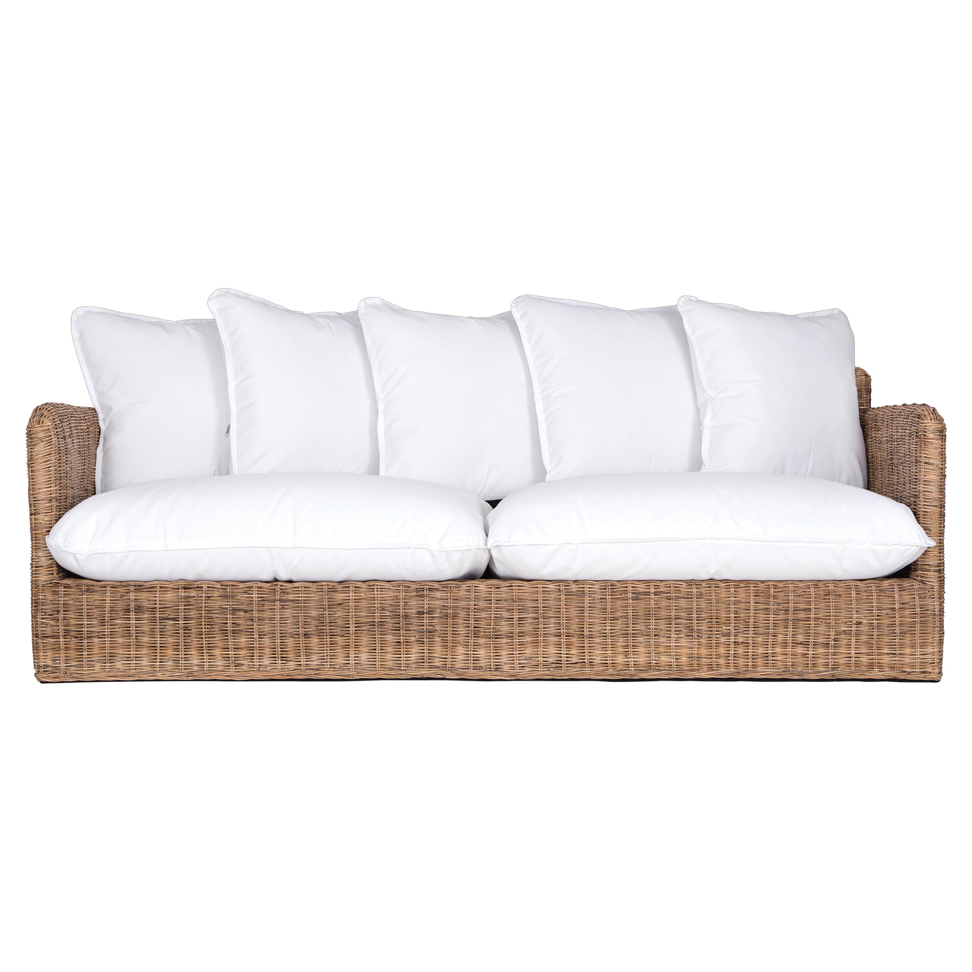 Nhomsa Rattan Three Seater Sofa - KULALA Living