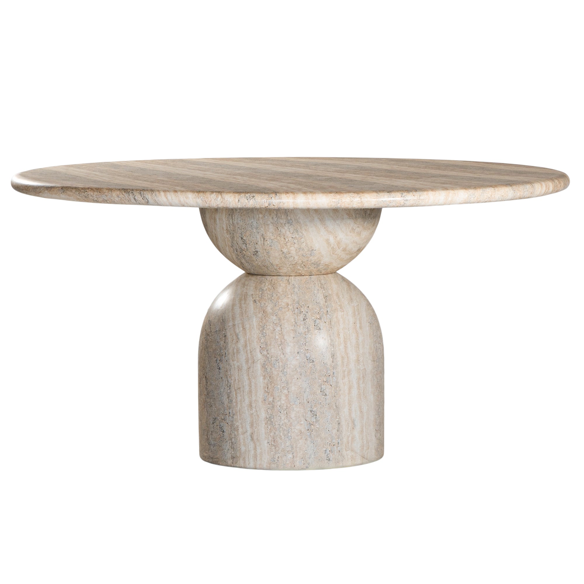 Nuru Hydro-Dipped Concrete Dining Table | Stone - KULALA Living