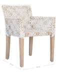 Rhimpee Timber and Leather Armchair - KULALA Living