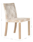 Rhimpee Timber and Leather Dining Chair - KULALA Living