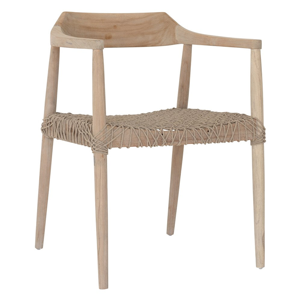 Rhimpee Teak & Rope Armchair Natural - KULALA Living