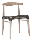 Rhimpee Teak Dining Chair Charcoal - KULALA Living