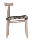 Rhimpee Teak Dining Chair Charcoal - KULALA Living