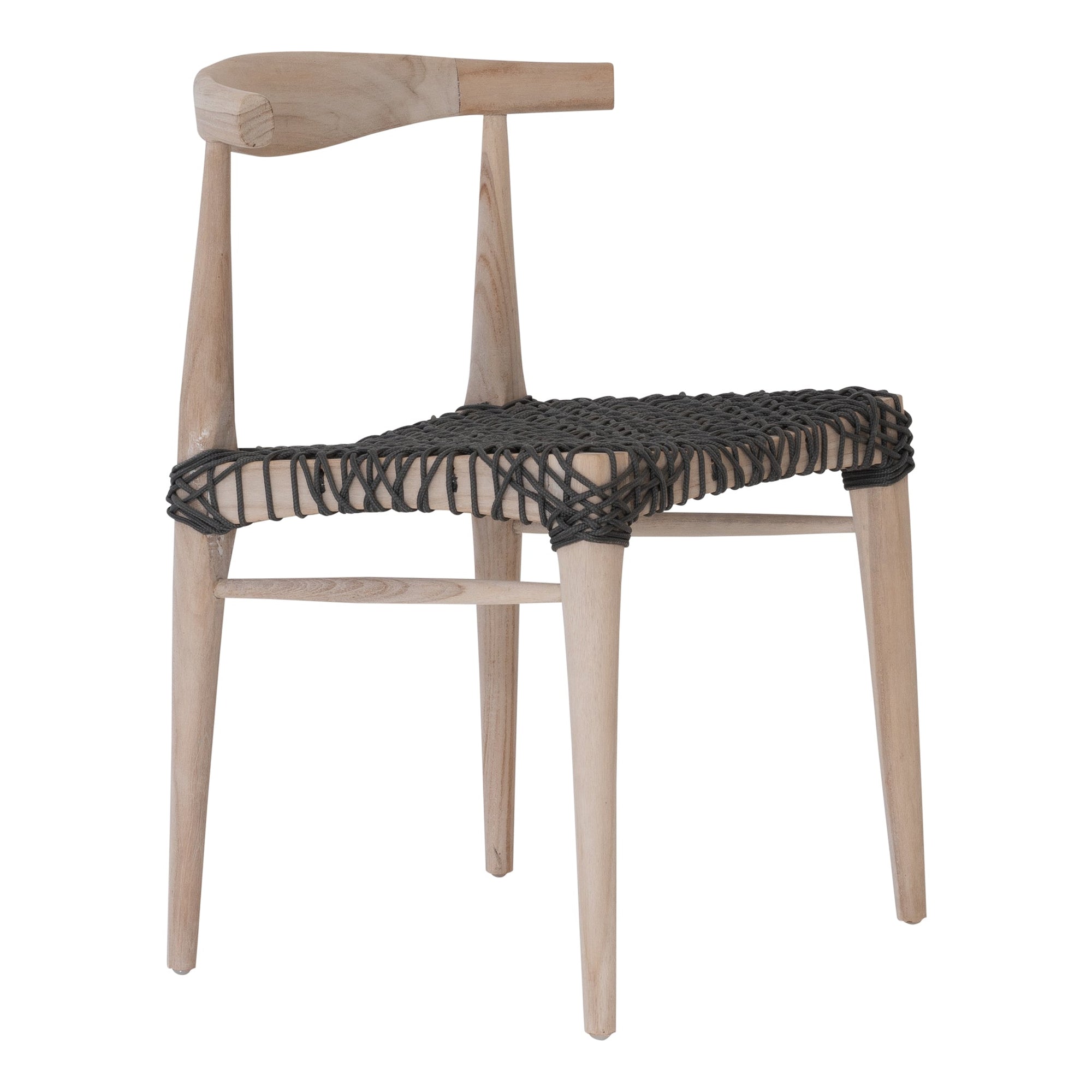 Rhimpee Teak Dining Chair Charcoal - KULALA Living