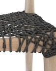 Rhimpee Teak Dining Chair Charcoal - KULALA Living