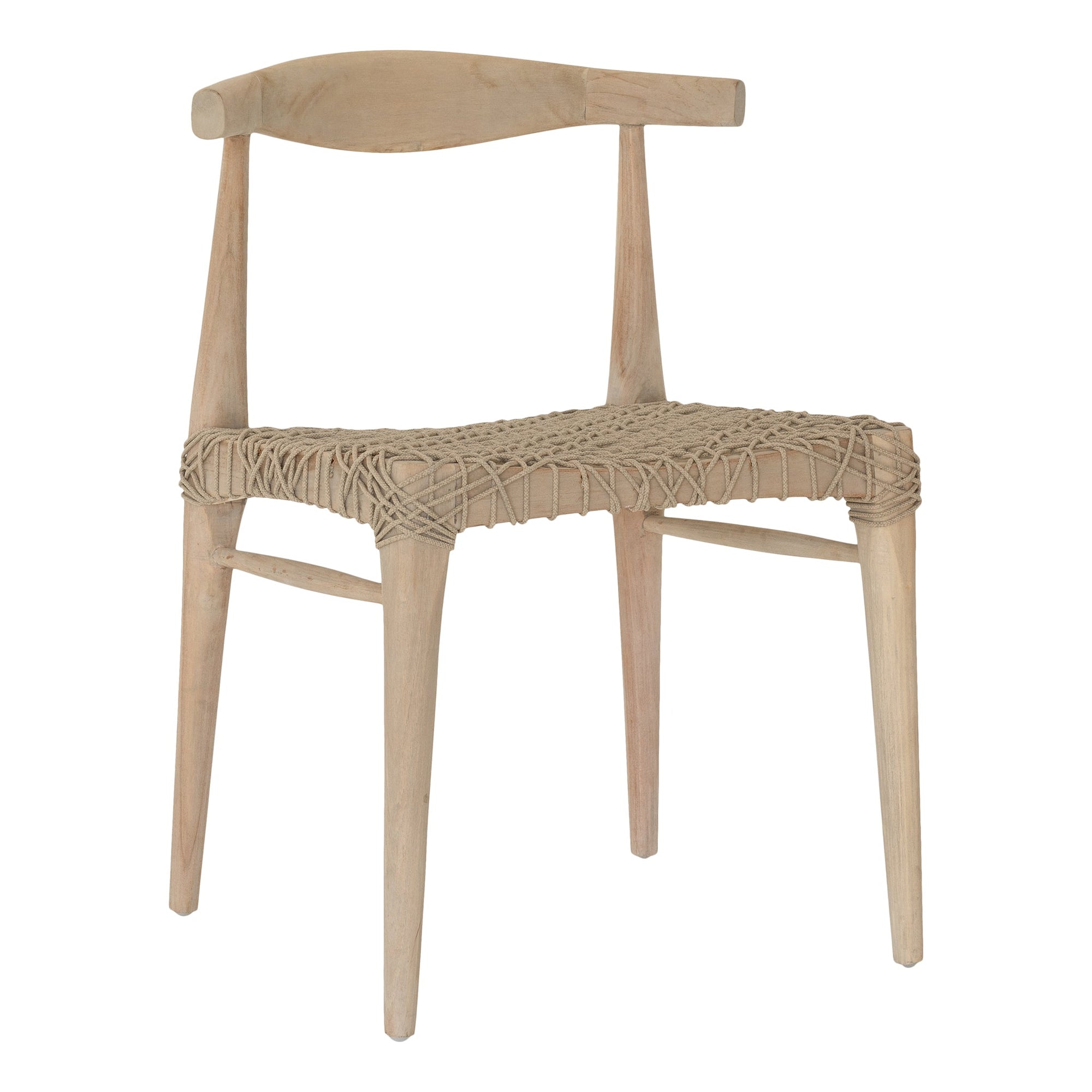 Rhimpee Teak & Rope Dining Chair - KULALA Living