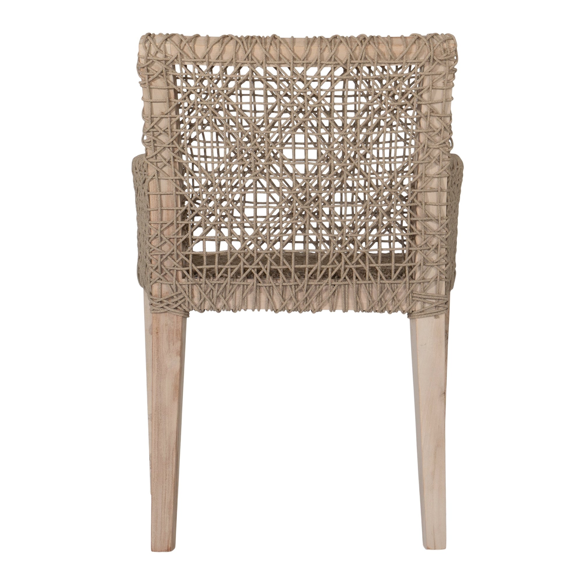 Rhimpee Teak and Rope Armchair - KULALA Living