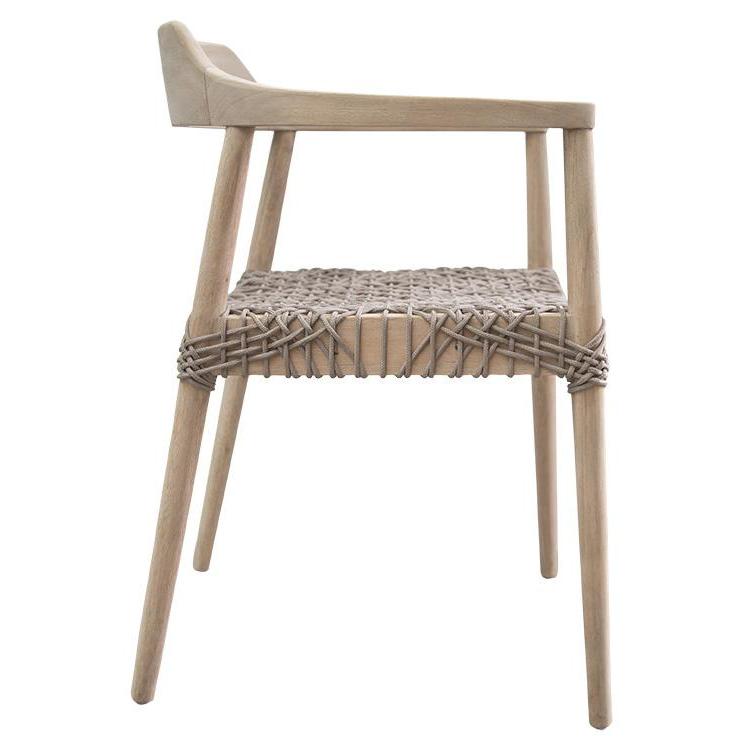 Rhimpee Teak and Rope Armchair - KULALA Living